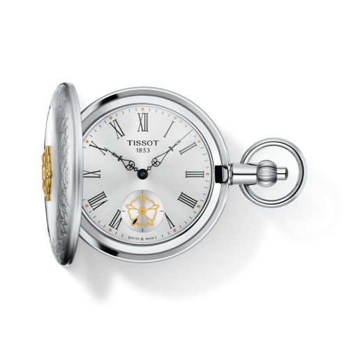 Tissot Double Savonnette Mechanical Brass / Palladium T865.405.99.038.01
