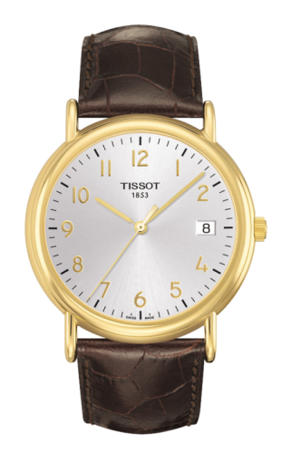 Tissot Carson Quartz 40 Yellow Gold / Silver / Strap T907.410.16.032.00
