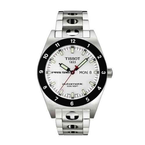 Tissot PRS 516 Automatic 40 Stainless Steel / Silver / Bracelet T91.1.483.31
