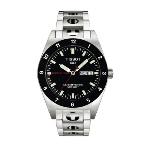 Tissot PRS 516 Automatic 40 Stainless Steel / Black / Bracelet T91.1.483.51