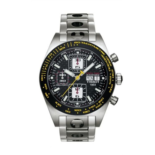 Tissot PRS 516 Automatic Chronograph 42 Stainless Steel / Black / Bracelet T91.1.487.81