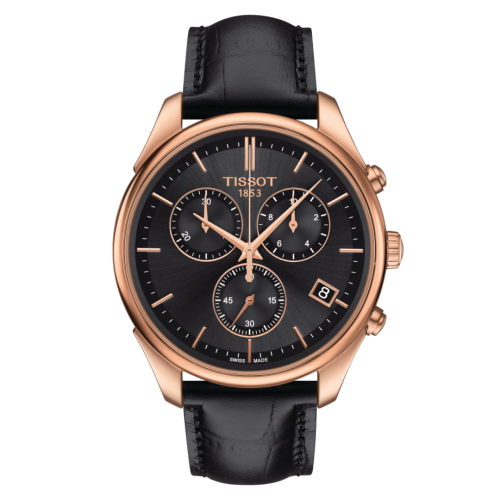 Tissot Vintage Chronograph 18k Gold / Black T920.417.76.441.00