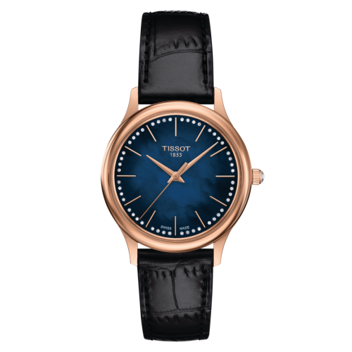 Tissot Excellence Lady Rose Gold / Blue MOP T926.210.76.131.00
