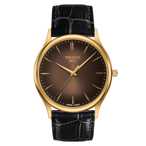 Tissot Excellence 18K Yellow Gold / Brown T926.410.16.291.00