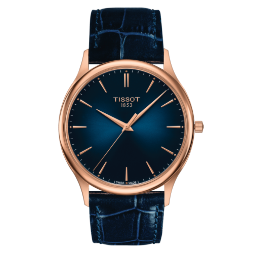 Tissot Excellence 18K Rose Gold / Blue T926.410.76.041.00