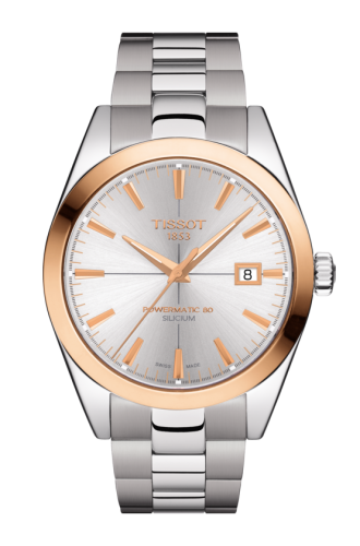 Tissot Gentleman Powermatic Stainless Steel - Rose Gold / Silver / Bracelet T927.407.41.031.00