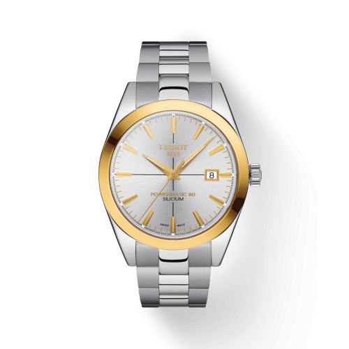 Tissot Gentleman Powermatic Stainless Steel - Yellow Gold / Silver / Bracelet T927.407.41.031.01