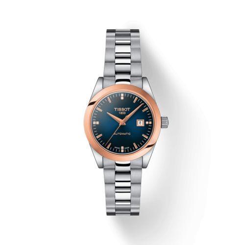 Tissot T-My Automatic Stainless Steel - Red Gold / Blue T930.007.41.046.00