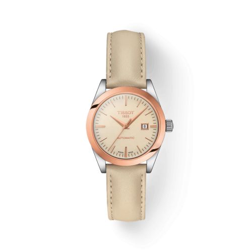 Tissot T-My Automatic Stainless Steel / Rose Gold / Beige T930.007.46.261.00