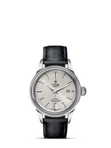 Tudor Style 28 Stainless Steel / Silver / Strap 12100-0005