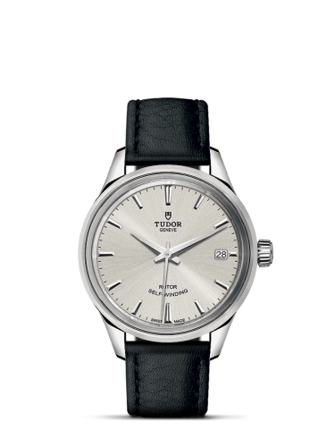 Tudor Style 34 Stainless Steel / Silver / Strap 12300-0005