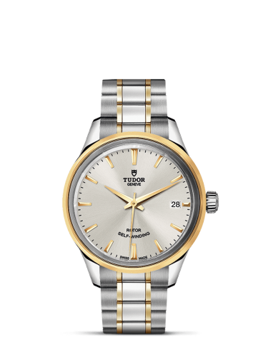 Tudor Style 34 Stainless Steel / Yellow Gold / Silver / Bracelet 12303-0002