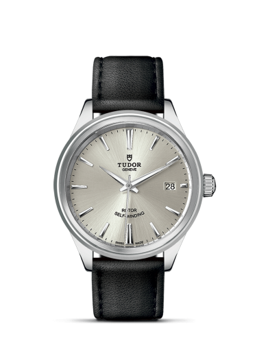 Tudor Style 38 Stainless Steel / Silver / Strap 12500-0005