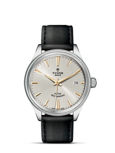 Tudor Style 38 Stainless Steel / Silver / Strap 12500-0018
