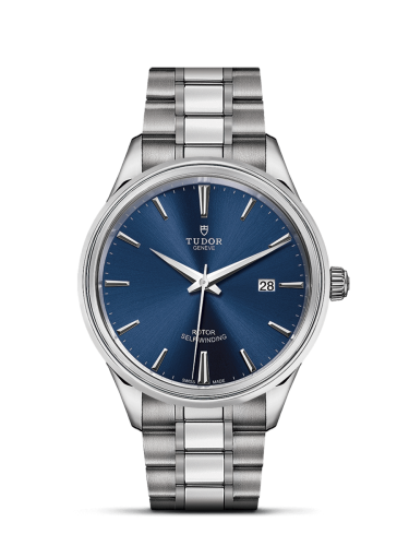 Tudor Style 41 Stainless Steel / Blue / Bracelet 12700-0009