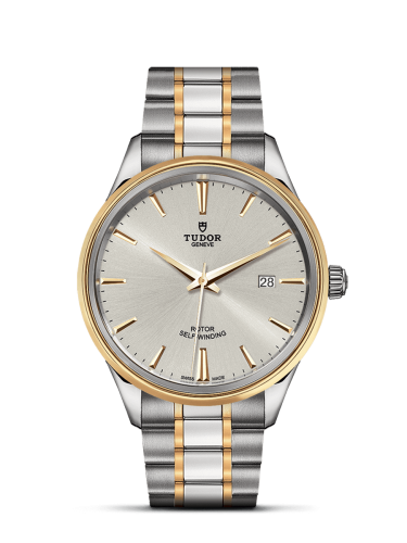 Tudor Style 41 Stainless Steel / Yellow Gold / Silver / Bracelet 12703-0002