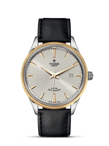 Tudor Style 41 Stainless Steel / Yellow Gold / Silver / Strap 12703-0008