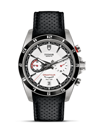 Tudor Grantour Flyback Stainless Steel / White / Strap 20551N-0006