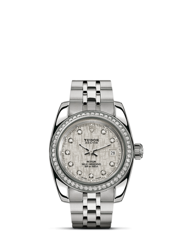 Tudor Classic 28 Stainless Steel / Diamond / Silver-Diamond / Bracelet 22020-0003