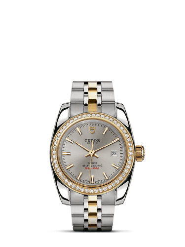 Tudor Classic 28 Stainless Steel / Yellow Gold / Diamond / Silver / Bracelet 22023-0005
