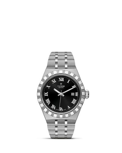Tudor Royal Date 28 Stainless Steel / Black - Roman 28300-0003