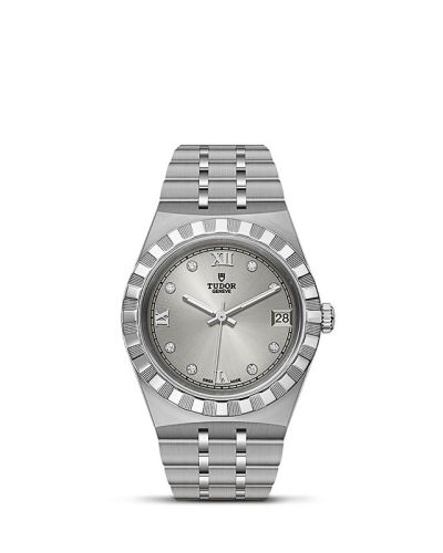 Tudor Royal Date 34 Stainless Steel / Silver - Diamond 28400-0002