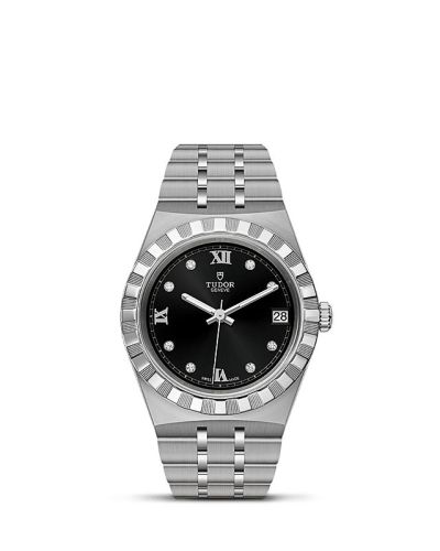 Tudor Royal Date 34 Stainless Steel / Black - Diamond 28400-0004