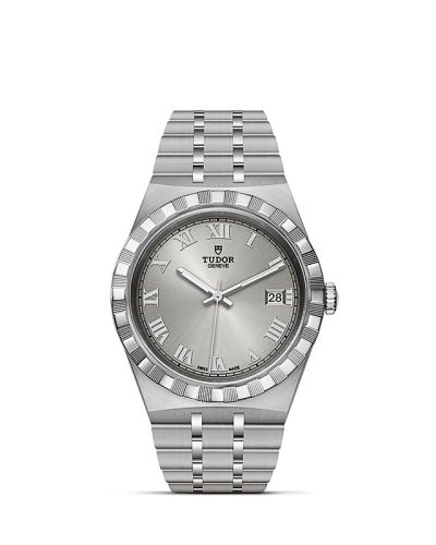 Tudor Royal Date 38 Stainless Steel / Silver - Roman 28500-0001