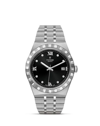 Tudor Royal Date 38 Stainless Steel / Black - Diamond 28500-0004