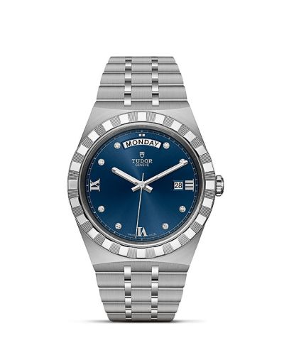 Tudor Royal Day-Date 41 Stainless Steel / Blue - Diamond 28600-0006