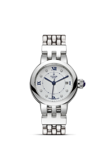 Tudor Clair de Rose 26 Stainless Steel / Silver-Diamond / Bracelet 35200-0004