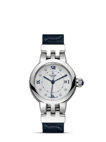 Tudor Clair de Rose 26 Stainless Steel / Silver-Diamond / Fabric 35200-0005