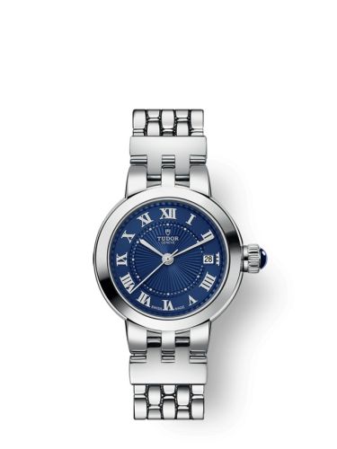 Tudor Clair de Rose 26 Stainless Steel / Blue / Bracelet 35200-0009
