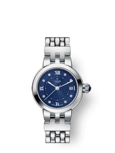 Tudor Clair de Rose 26 Stainless Steel / Blue-Diamond / Bracelet 35200-0010
