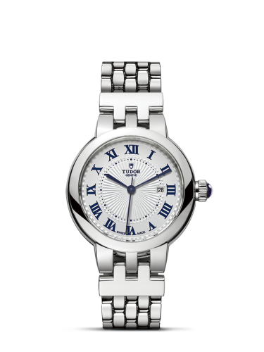 Tudor Clair de Rose 30 Stainless Steel / Silver-Roman / Bracelet 35500-0001