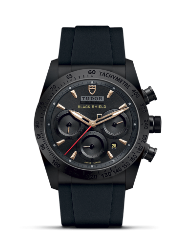 Tudor Fastrider Black Shield Ceramic / Black-Sand / Rubber 42000CN-0005