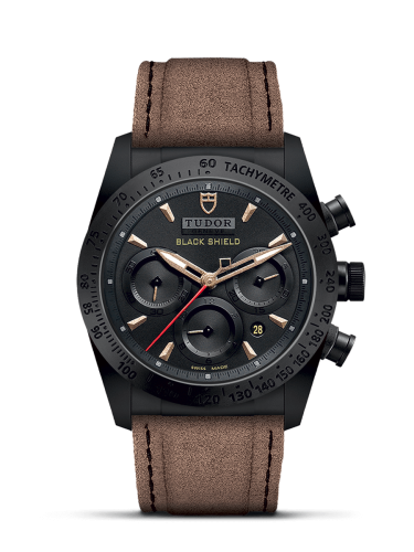 Tudor Fastrider Black Shield Ceramic / Black-Sand / Alcantara 42000CN-0016