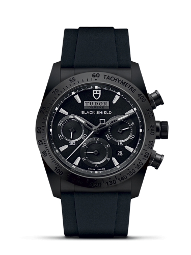 Tudor Fastrider Black Shield Ceramic / Black / Rubber 42000CN-0018