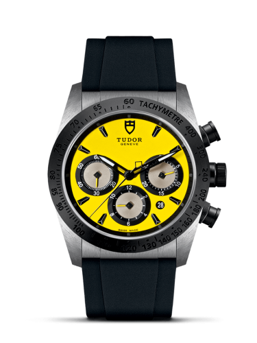 Tudor Fastrider Chrono Yellow / Rubber 42010N-0007