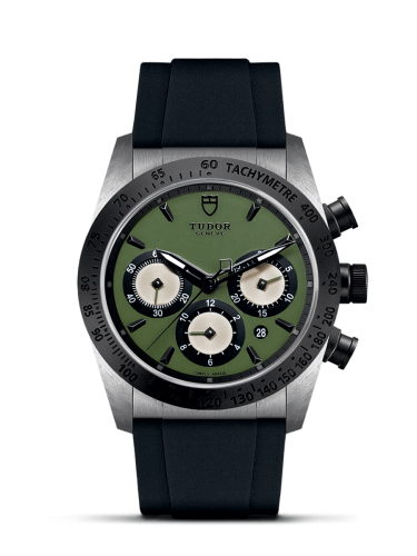 Tudor Fastrider Chrono Green / Rubber 42010N-0008