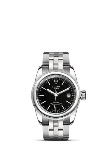 Tudor Glamour Date 26 Stainless Steel / Black / Bracelet 51000-0009