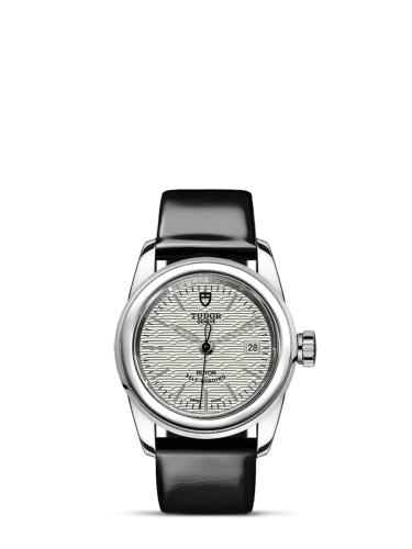 Tudor Glamour Date 26 Stainless Steel / Jacquard Silver / Strap 51000-0022