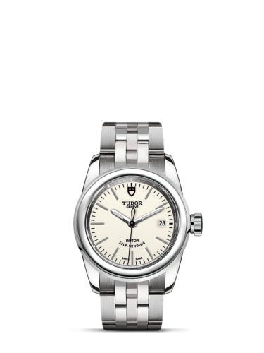 Tudor Glamour Date 26 Stainless Steel / Opaline / Bracelet 51000-0027