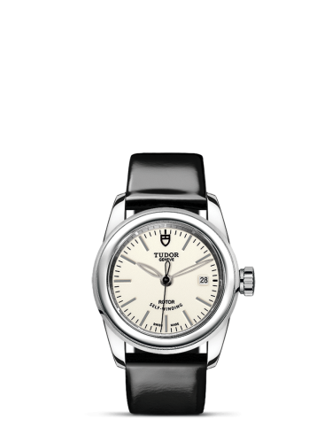 Tudor Glamour Date 26 Stainless Steel / Opaline / Strap 51000-0029