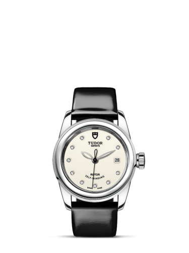 Tudor Glamour Date 26 Stainless Steel / Opaline-Diamond / Strap 51000-0030