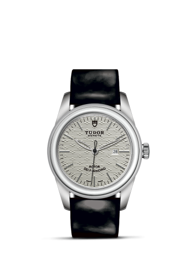 Tudor Glamour Date 31 Stainless Steel / Jacquard Silver / Strap 53000-0015