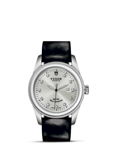 Tudor Glamour Date 31 Stainless Steel / Silver-Diamond / Strap 53000-0026