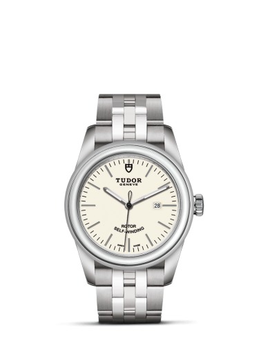 Tudor Glamour Date 31 Stainless Steel / Opaline / Bracelet 53000-0079