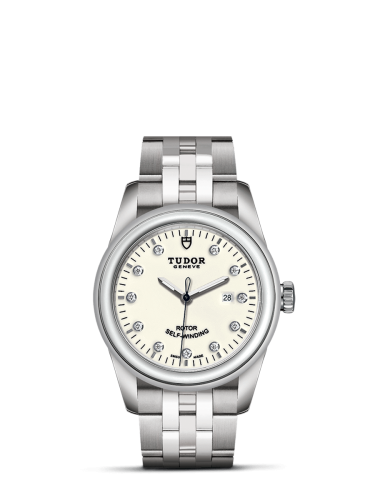 Tudor Glamour Date 31 Stainless Steel / Opaline-Diamond / Bracelet 53000-0080