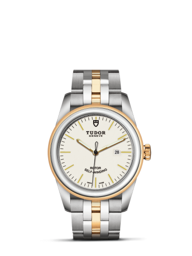 Tudor Glamour Date 31 Stainless Steel / Yellow Gold / Opaline / Bracelet 53003-0065
